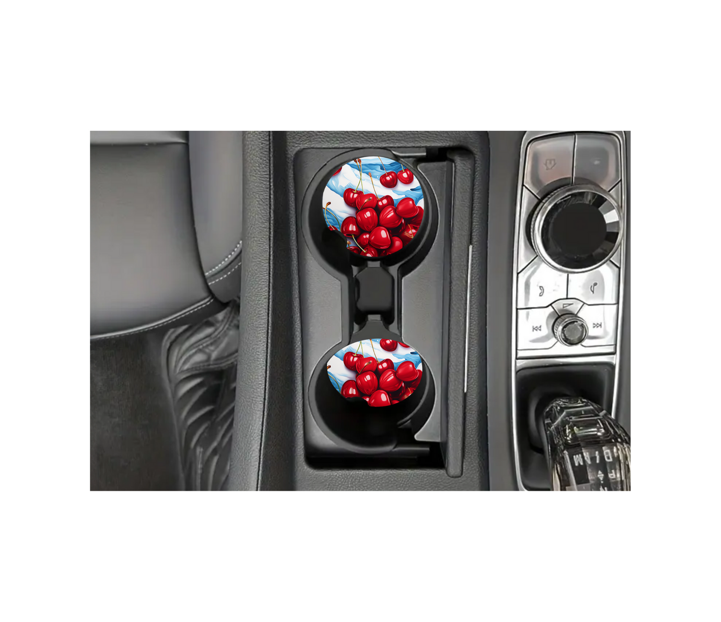 Car Coasters - Cherries