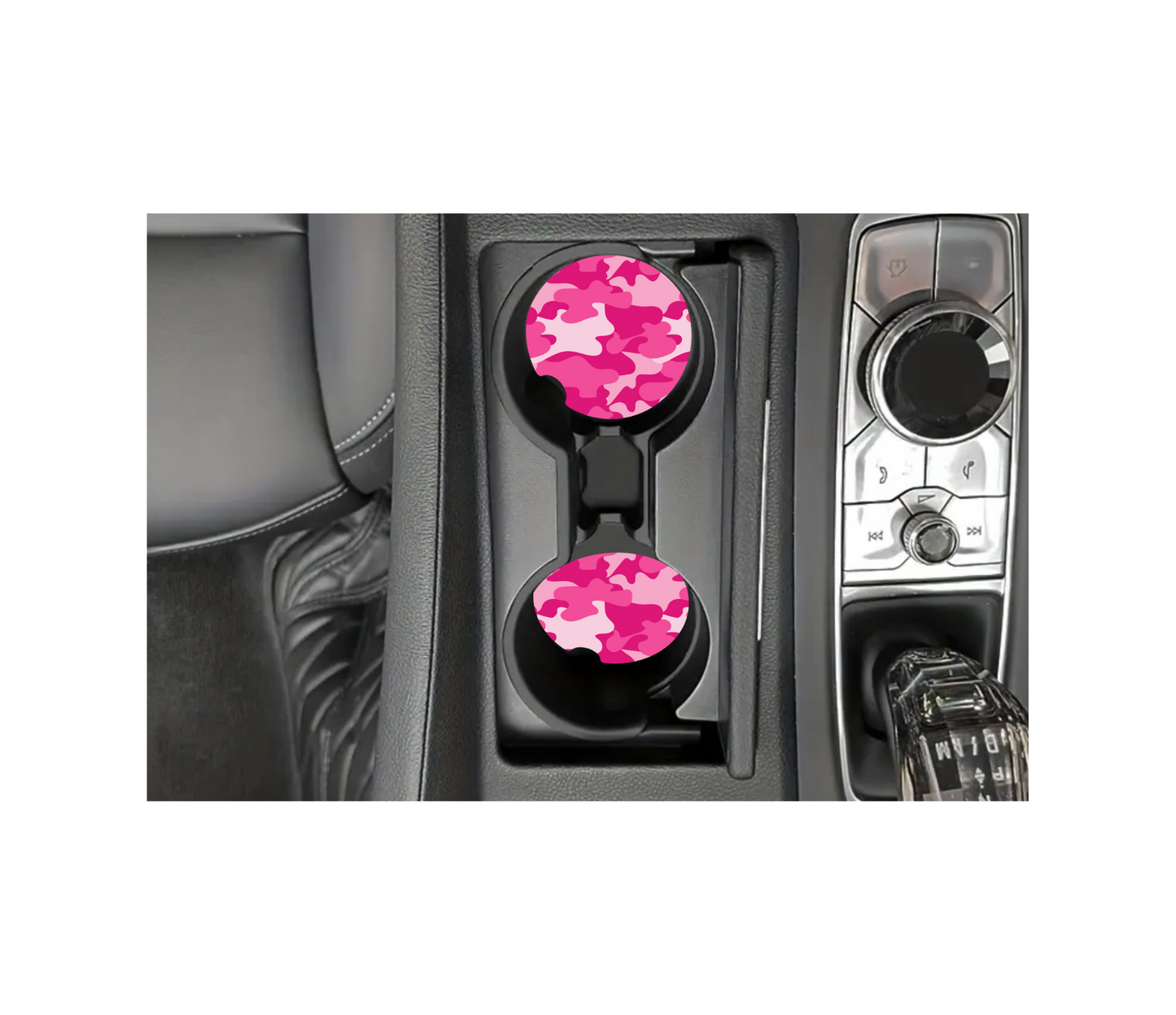 Car Coasters - Pink Camo