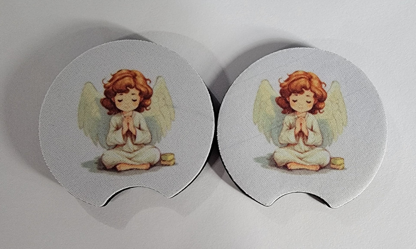 Car Coasters - Praying Angel