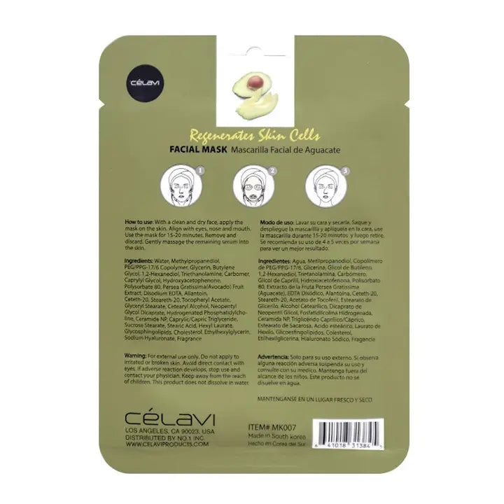 Celavi Avocado Facial Mask