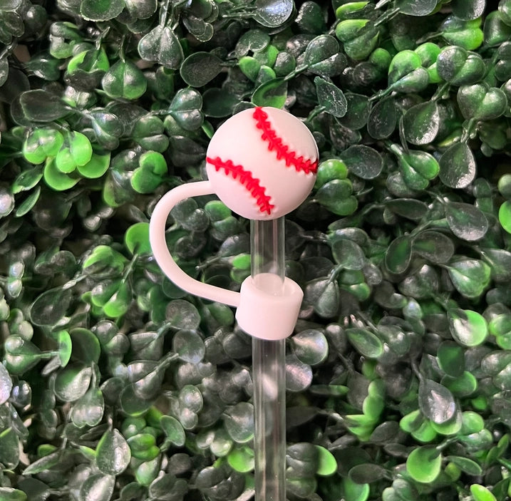 10mm Straw Topper - Baseball