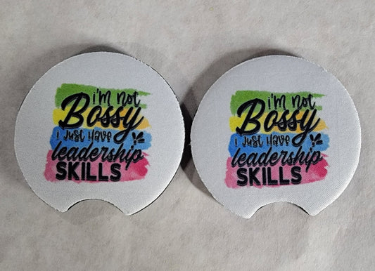 Car Coasters - I Am Not Bossy