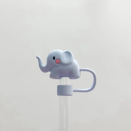 10mm Straw Topper - Elephant