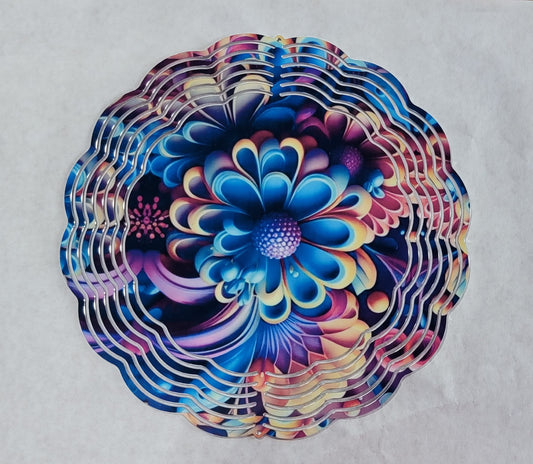 Flower Power 10 inch Wind Spinner