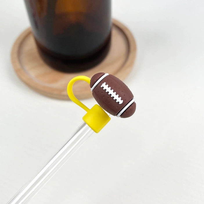 8mm Straw Topper - Football