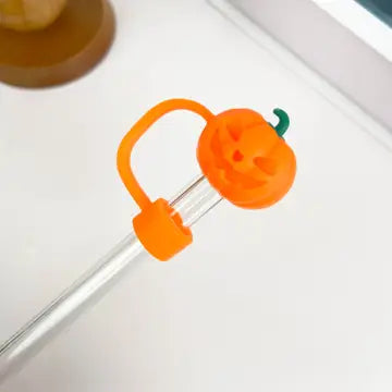 10mm Straw Topper - Pumpkin