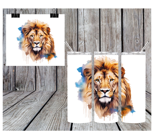 20oz Sublimation Tumbler - Lion