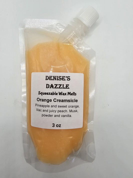 Squeezable Soy Wax Melts - Orange Creamsicle