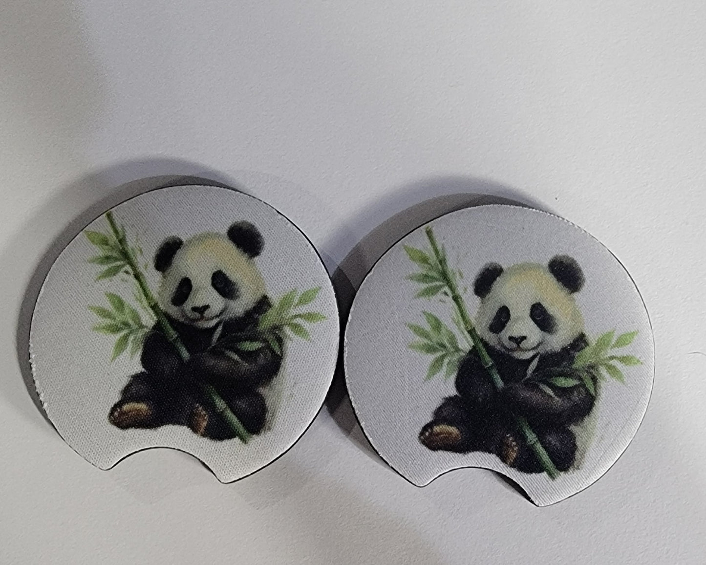 Car Coasters - Panda Bear