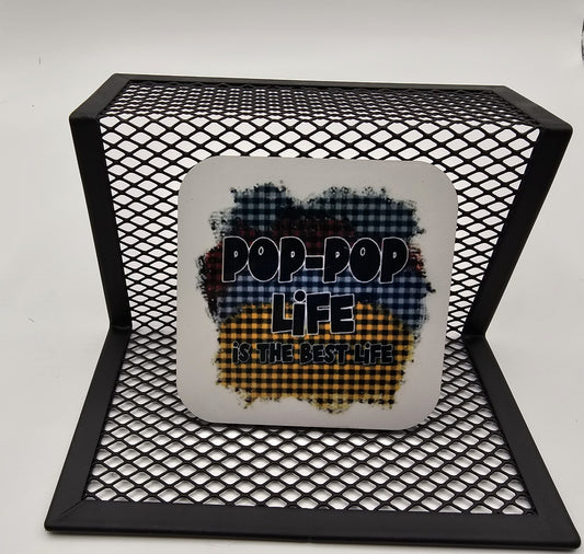 Pop Pop Life Is The Best Life Magnet - Sublimation