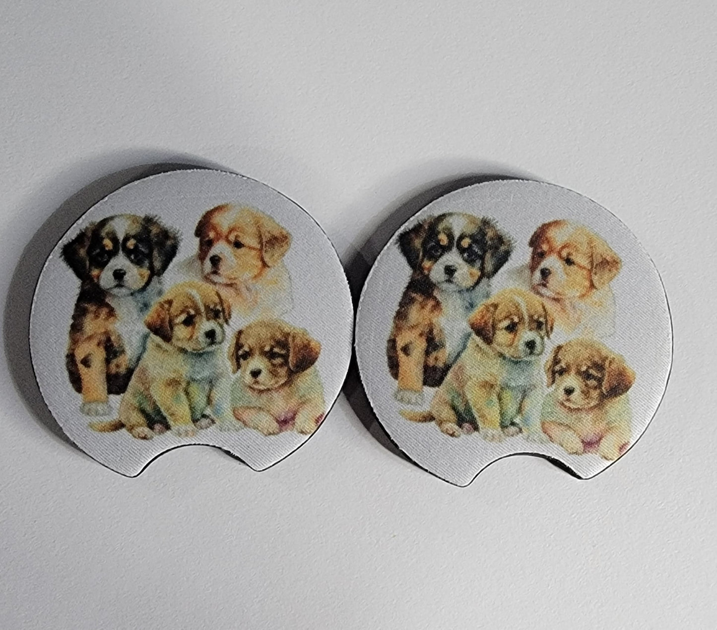 Car Coasters - Puppies