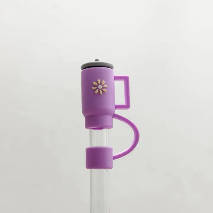 10mm Straw Topper - Purple Tumbler