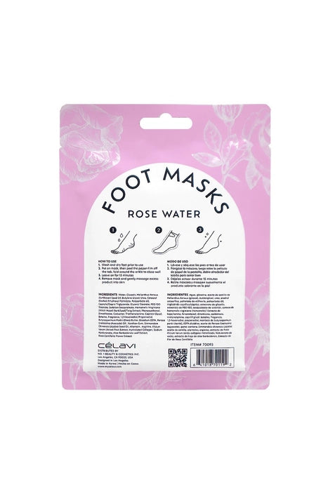 Cala Moisturizing Foot Mask Rose Water