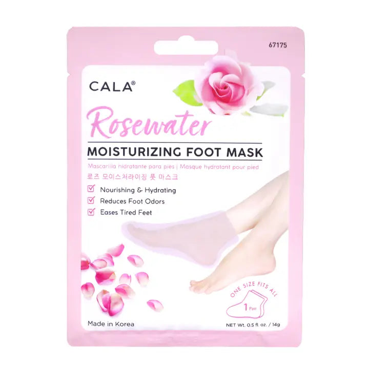 Cala Moisturizing Foot Mask Rose Water