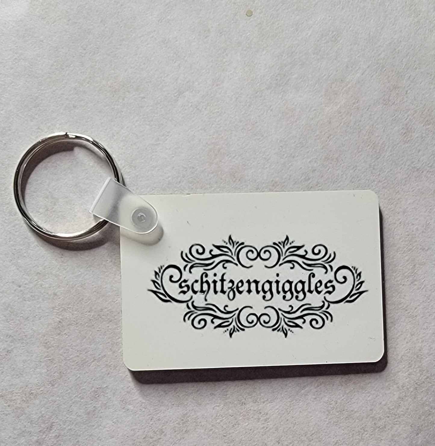 Scitzengiggle Sublimation Keychain