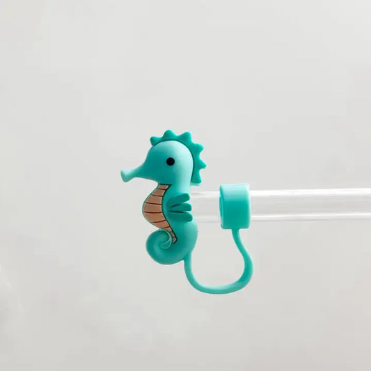 10mm Straw Topper - Sea Horse