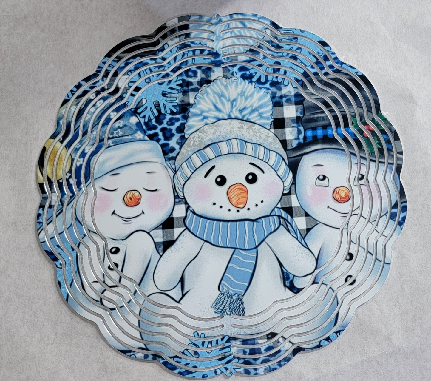 Snowman 10 inch Wind Spinner