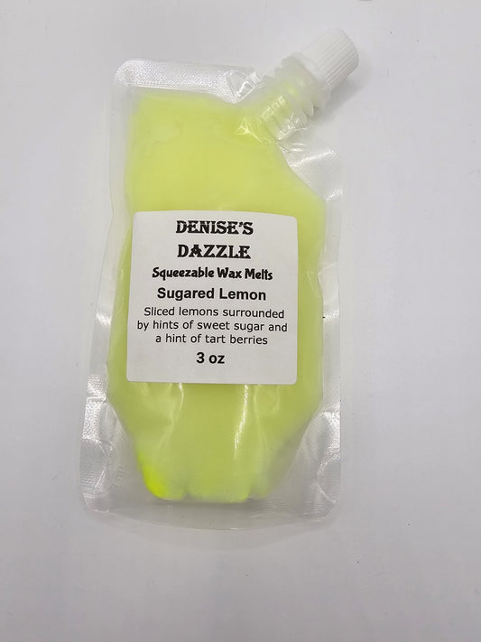 Squeezable Soy Wax Melts - Sugared Lemon