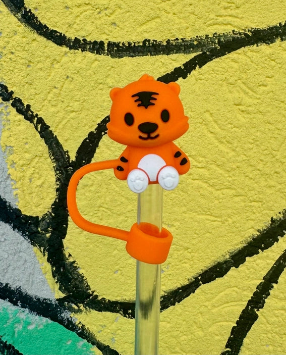 10mm Straw Topper - Tiger