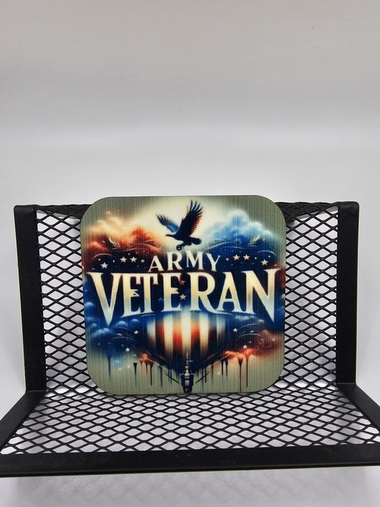 Army Veteran Magnet - Sublimation