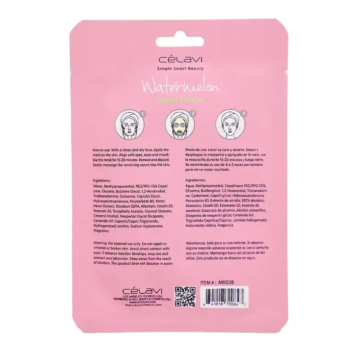 Kleancolor Facial Mask Rose Water